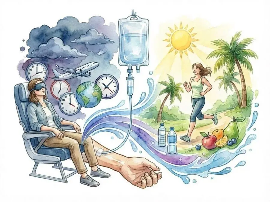 Jet lag and getting your routine back